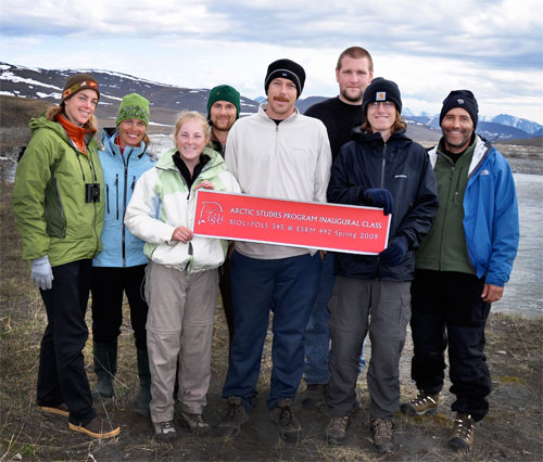 Professors and Students at the Arctic National Wildlife Refuge